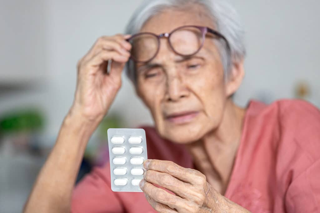 Home care assistance helps seniors with low vision stay safe at home